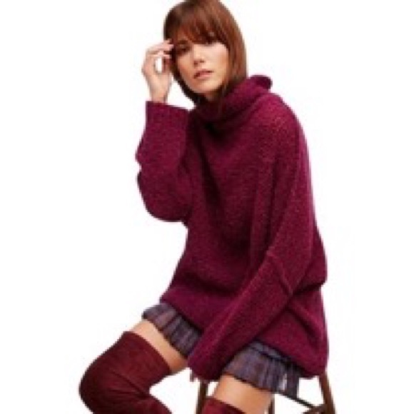 Free People Sweaters - Free People She’s All That Knit Turtleneck Sweater